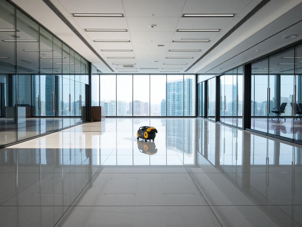 Contract office cleaning London — corporate office cleaned by commercial cleaners